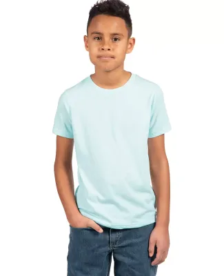 Next Level 3312 Boys CVC Crew Tee in Ice blue