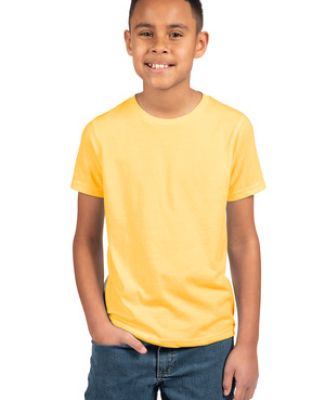 Next Level 3312 Boys CVC Crew Tee in Banana cream