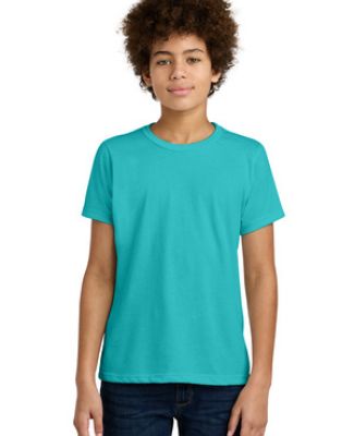 Next Level 3312 Boys CVC Crew Tee in Tahiti blue