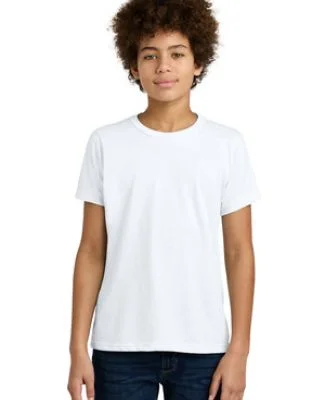 Next Level 3312 Boys CVC Crew Tee in White