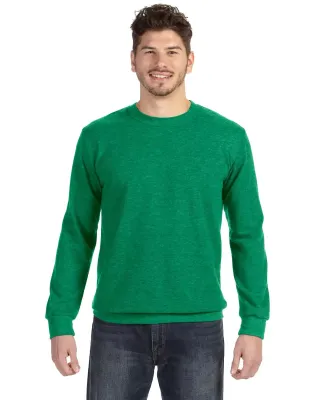 72000 Anvil Adult Crewneck French Terry in Heather green
