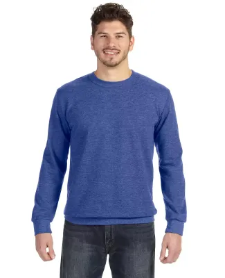 72000 Anvil Adult Crewneck French Terry in Heather blue