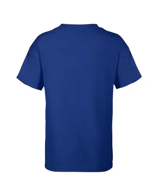 Delta Apparel 12900 Youth Soft Spun Tee in Royal