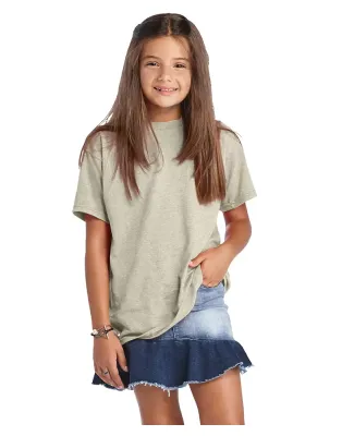 Delta Apparel 12900 Youth Soft Spun Tee in Putty