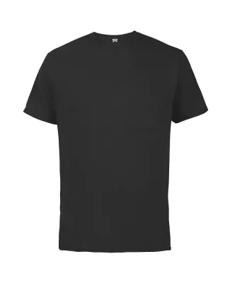 12600 Delta Apparel Adult 30/1's Soft Spun Tee 4.3 in Black