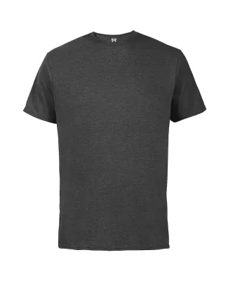 12600 Delta Apparel Adult 30/1's Soft Spun Tee 4.3 in E9c charcoal heather