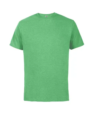 12600 Delta Apparel Adult 30/1's Soft Spun Tee 4.3 in Kelly heather