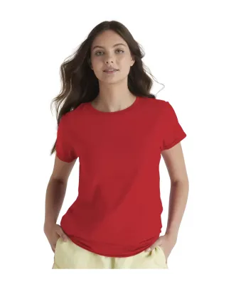 Delta Apparel 1336N Junior 30/1's Tee in New red