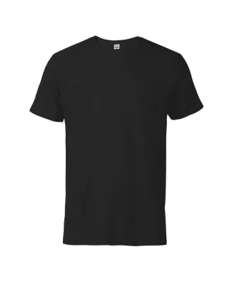 11600N Delta Apparel Adult 30/1's Fitted tee 4.3 o in Black
