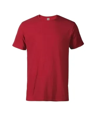 11600N Delta Apparel Adult 30/1's Fitted tee 4.3 o in New red