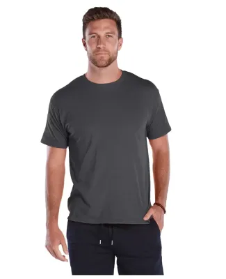 18100 Delta Apparel Adult 30/1's Athletic Fit Tee  in Charcoal
