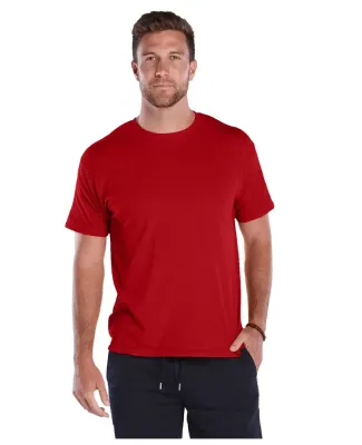 18100 Delta Apparel Adult 30/1's Athletic Fit Tee  in New red