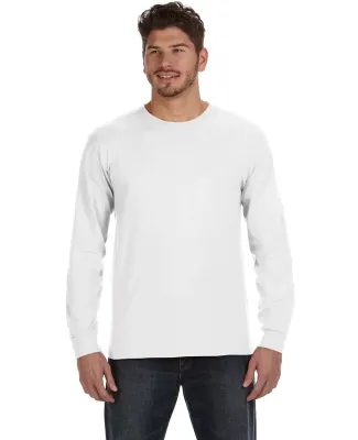 784AN Anvil Midweight Long-Sleeve T-Shirt in White