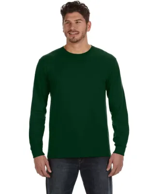 784AN Anvil Midweight Long-Sleeve T-Shirt in Forest green