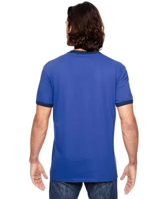 988AN Anvil Ringer T-Shirt H BLUE/ TR NAVY