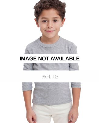 4107 American Apparel Toddler Long Sleeve Tee White