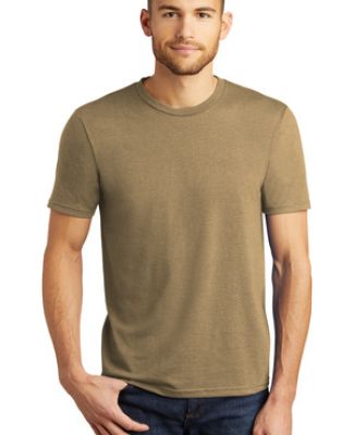 DM130 District Made Mens Perfect Tri-Blend Crew Te in Coytebrnhr