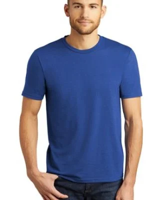 DM130 District Made Mens Perfect Tri-Blend Crew Te in Deep royal