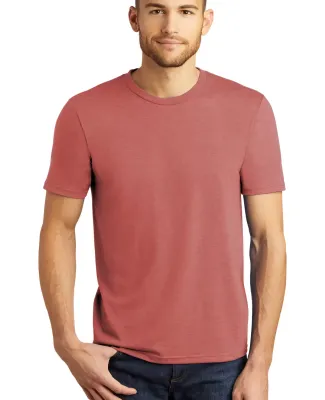 DM130 District Made Mens Perfect Tri-Blend Crew Te in Blush frost