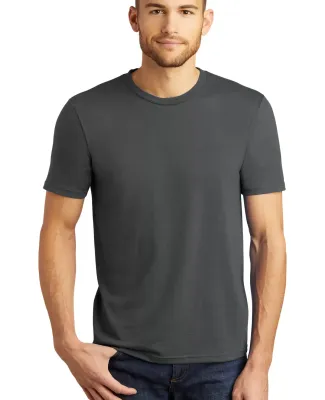 DM130 District Made Mens Perfect Tri-Blend Crew Te in Charcoal