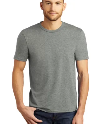 DM130 District Made Mens Perfect Tri-Blend Crew Te Grey Frost