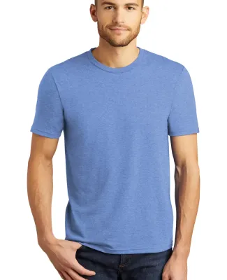DM130 District Made Mens Perfect Tri-Blend Crew Te in Maritime frost