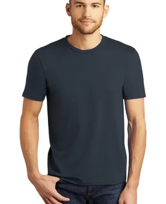 DM130 District Made Mens Perfect Tri-Blend Crew Te in New navy
