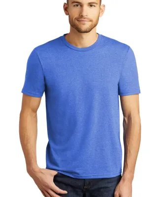 DM130 District Made Mens Perfect Tri-Blend Crew Te Royal Frost