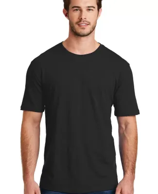 DM108 District Made Mens Perfect Blend Crew Tee in Black