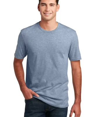 DM108 District Made Mens Perfect Blend Crew Tee in Flntbluhtr