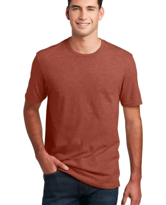 DM108 District Made Mens Perfect Blend Crew Tee in Htrdrusset