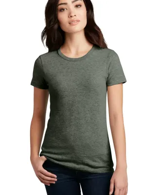 DM108L District Made Ladies Perfect Blend Crew Tee in Htdolive