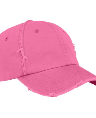 District DT600 Distressed Dad Hat True Pink