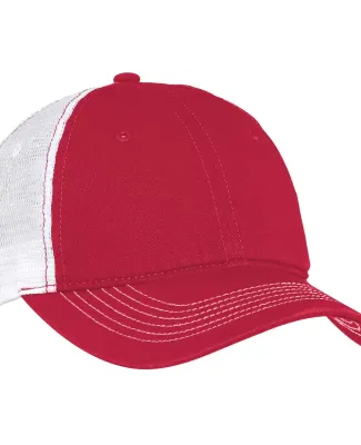 DT607 District Mesh Back Cap Red/White