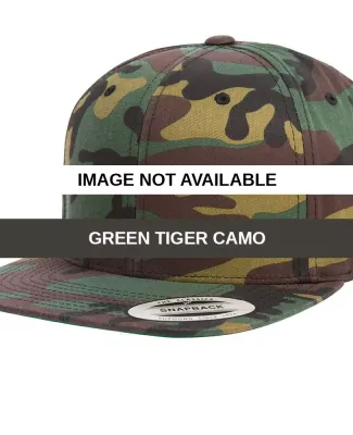 6089 Flexfit Camo Classic Snapback Green Tiger Camo
