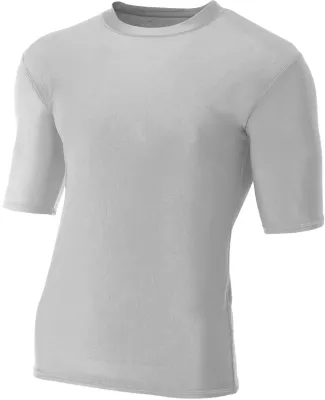 N3283 A4 Adult Compression Tee SILVER
