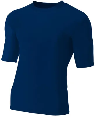 N3283 A4 Adult Compression Tee NAVY