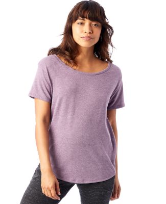 Alternative Apparel AA5064 Women's Backstage 50/50 in Vintage iris