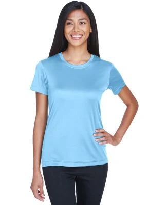  UltraClub 8620L Ladies' Cool & Dry Basic Performa in Columbia blue