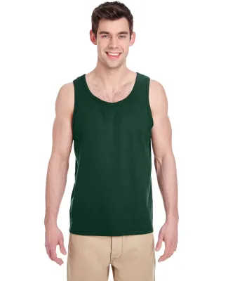 Gildan 5200 Heavy Cotton Tank Top in Forest green