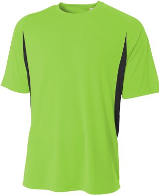 A4 NB3181 Drop Ship Youth Cooling Performance Colo in Lime/ black