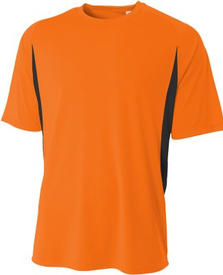 A4 NB3181 Drop Ship Youth Cooling Performance Colo in Sfty orange/ blk