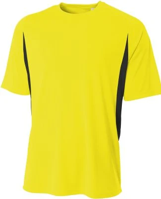 A4 NB3181 Drop Ship Youth Cooling Performance Colo in Sfty yellow/ blk