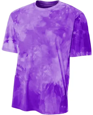 N3295 A4 Drop Ship Men's Cloud Dye T-Shirt Purple