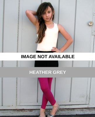 8225 American Apparel Youth Cotton Spandex Jersey  Heather Grey