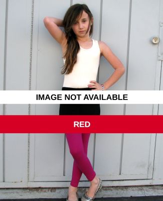 8225 American Apparel Youth Cotton Spandex Jersey  Red