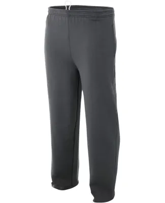 N6193 A4 Drop Ship Men's Fleece Tech Pants Graphite