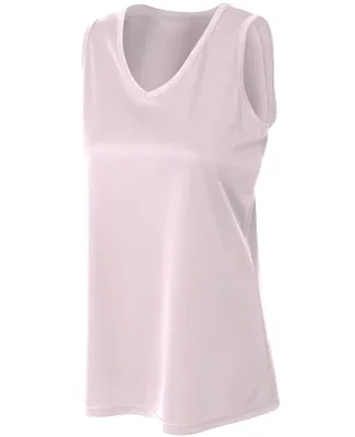 NW2360 A4 Drop Ship Ladies' Athletic Tank Top SILVER