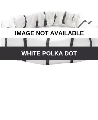 07001EA Alternative Unisex Headband WHITE POLKA DOT