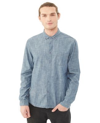 06420 Alternative Men's Industry Shirt CHAMBRAY BLUE
